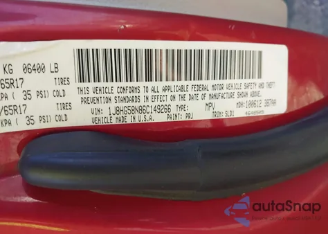 2006 Jeep Commander Limited z USA, uszkodzony, nr VIN 1J8HG58N86C149266